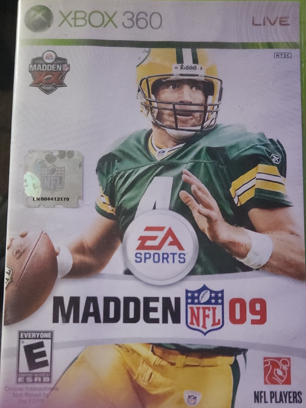Microsoft Xbox 360 Madden NFL 09 - Green, Yellow, White